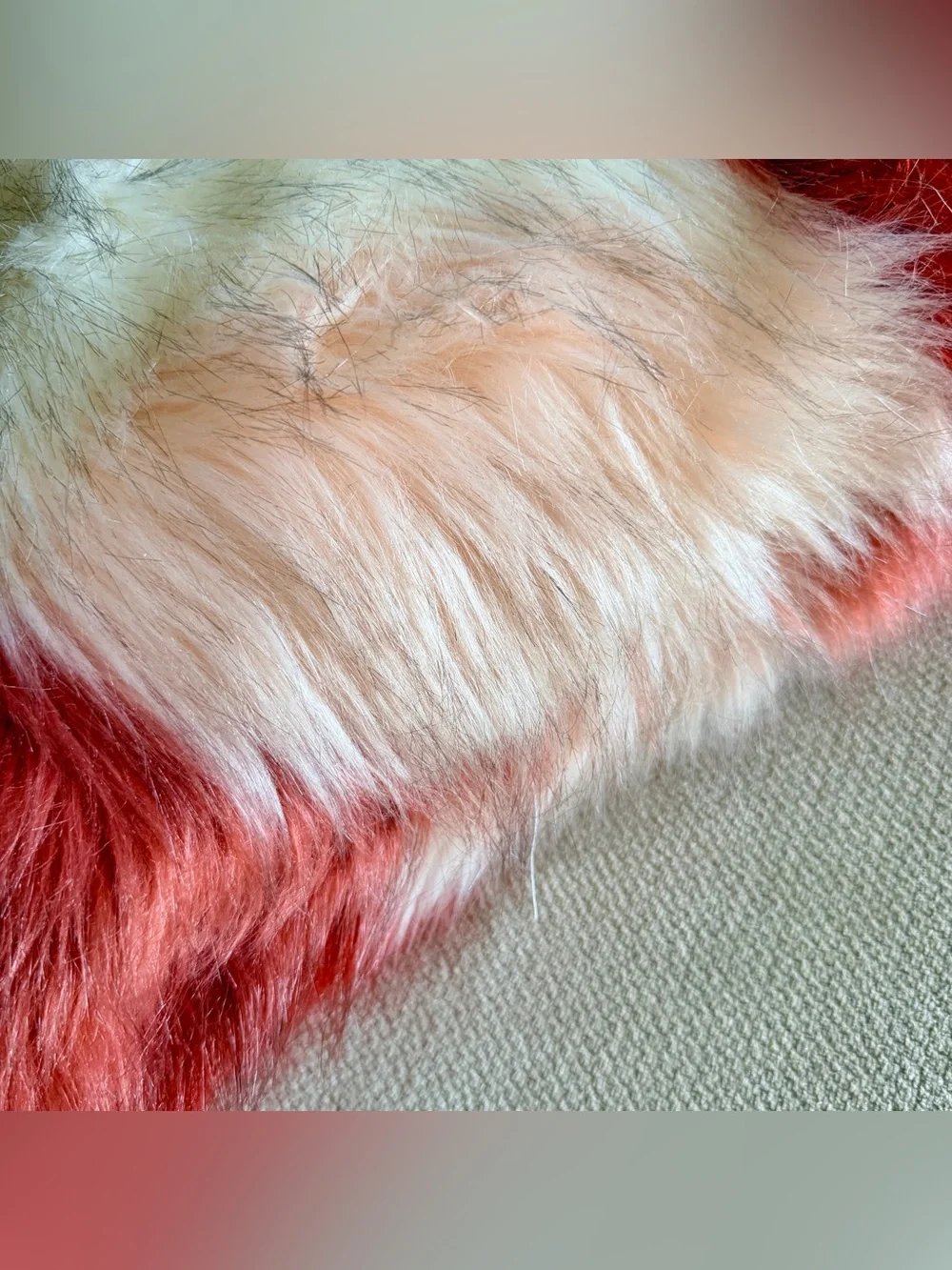 Target Opalhouse Square Colorblock Faux Fur Throw Pillow – Pink, Cream, and Rust